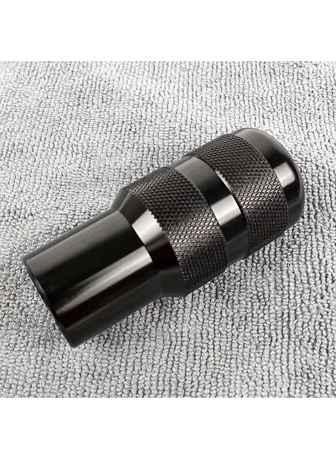 Black Aluminum 6 Speed Manual Gear Shift Knob With 3 Adapters Fits Most Cars - Image 3